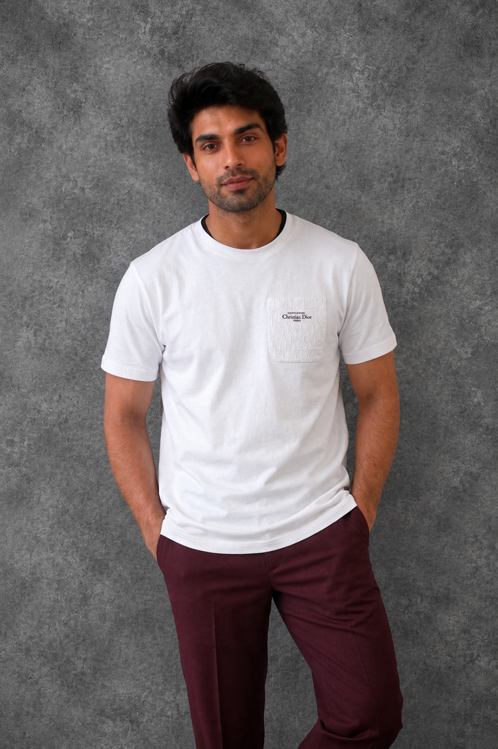 Christian Dior Paris Men's White T-Shirt
