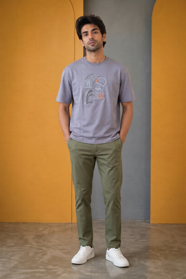 Hermes Prais Men’s Grey T-Shirt