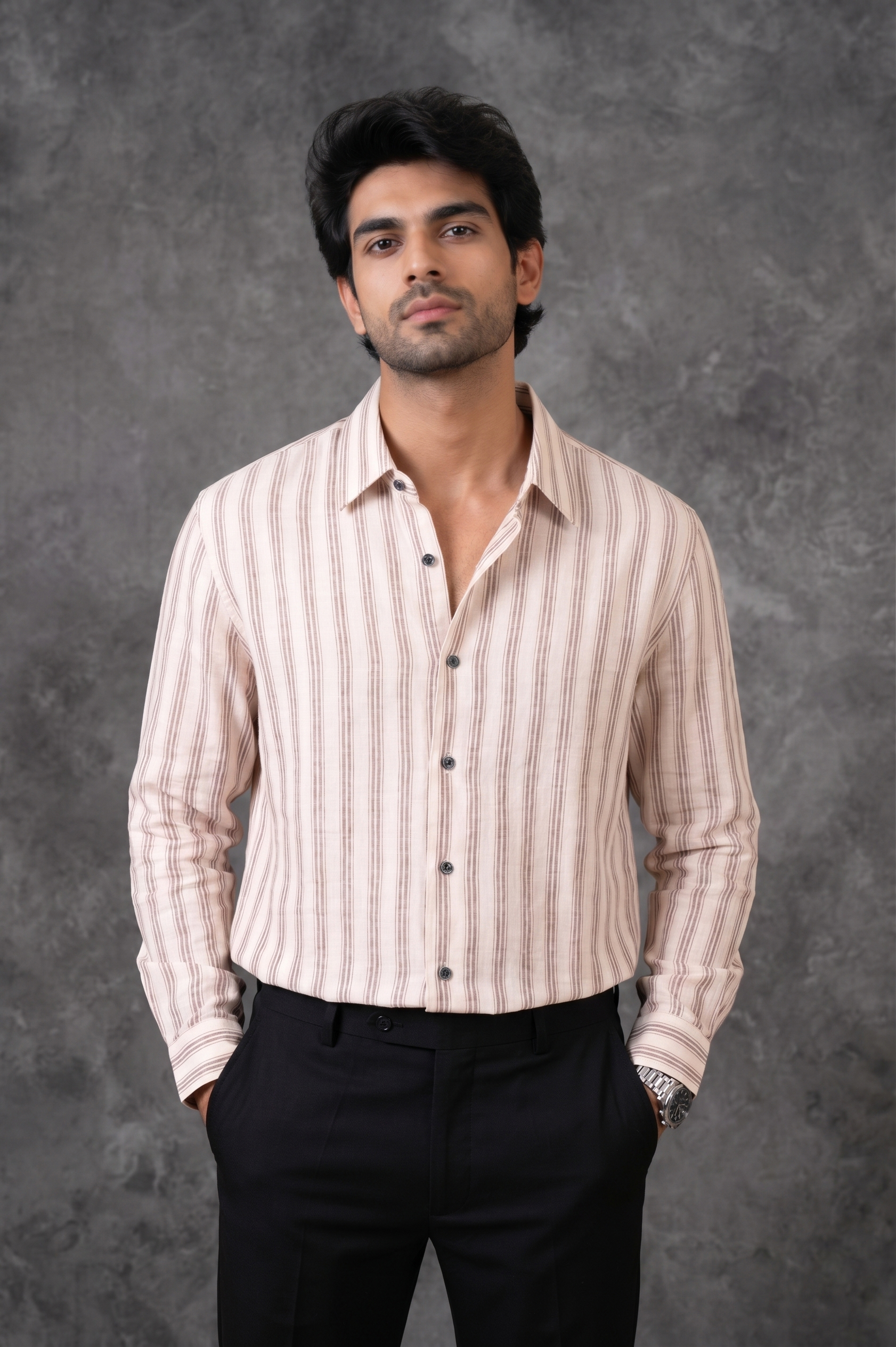 Men’s Cotton White Shirt