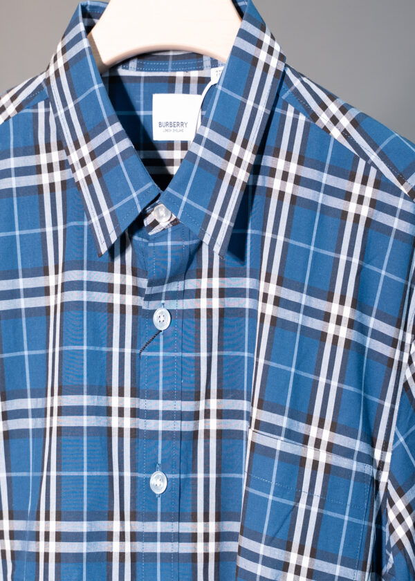 Burberry Cotton Blue Shirt