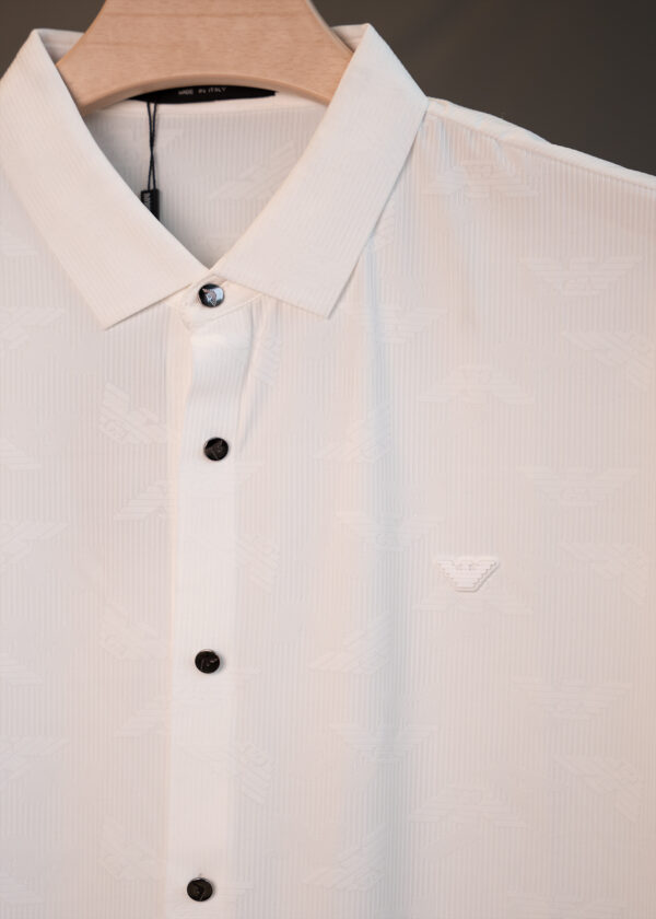 Men's Half Sleeve Plain White Shirt