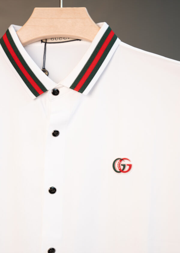 Gucci Half Sleeve Plain White Shirt