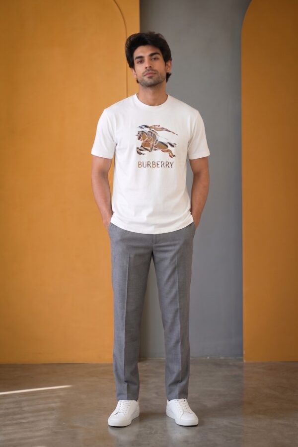 Burberry Men's White T-Shirt