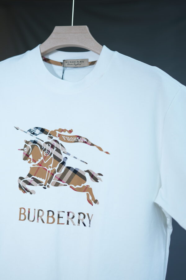 Burberry Men's White T-Shirt