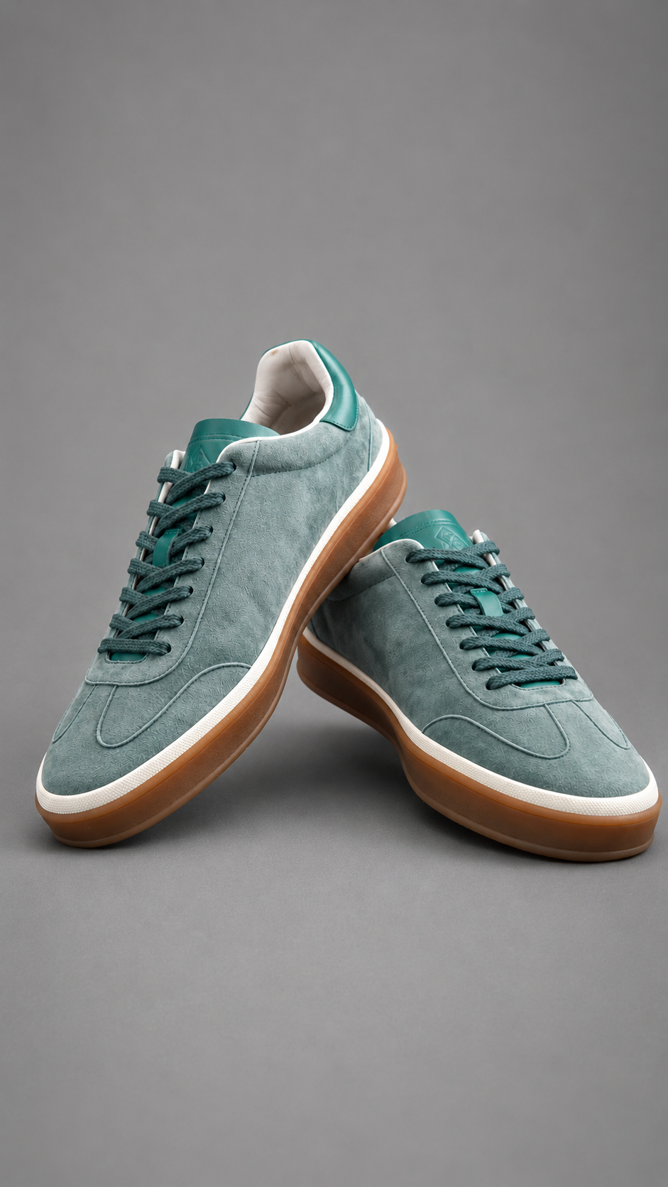 Loro Piana Men's Tennis Walk Sneaker in Pine Cloud Suede