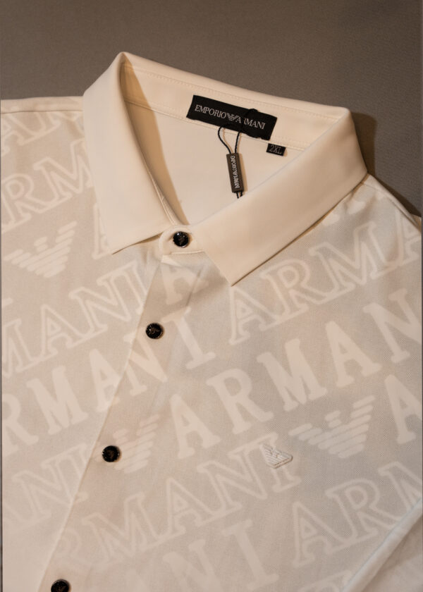 Emporio Armani Men's Cream Shirt