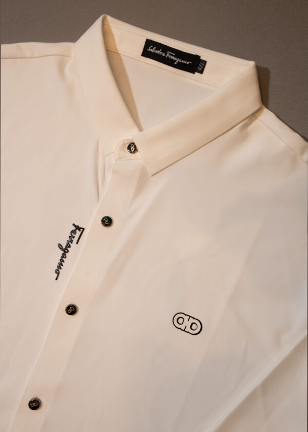 Salvatore Ferragamo Men's Off-White Shirt