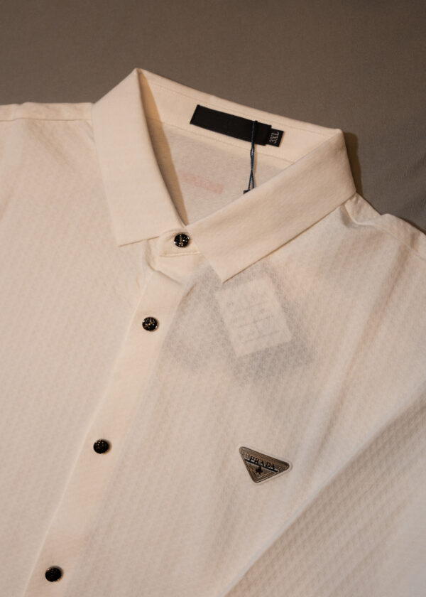 Prada Men's Off-White Shirt