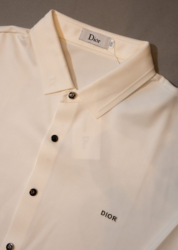 Dior Men's Plain Cream Shirt