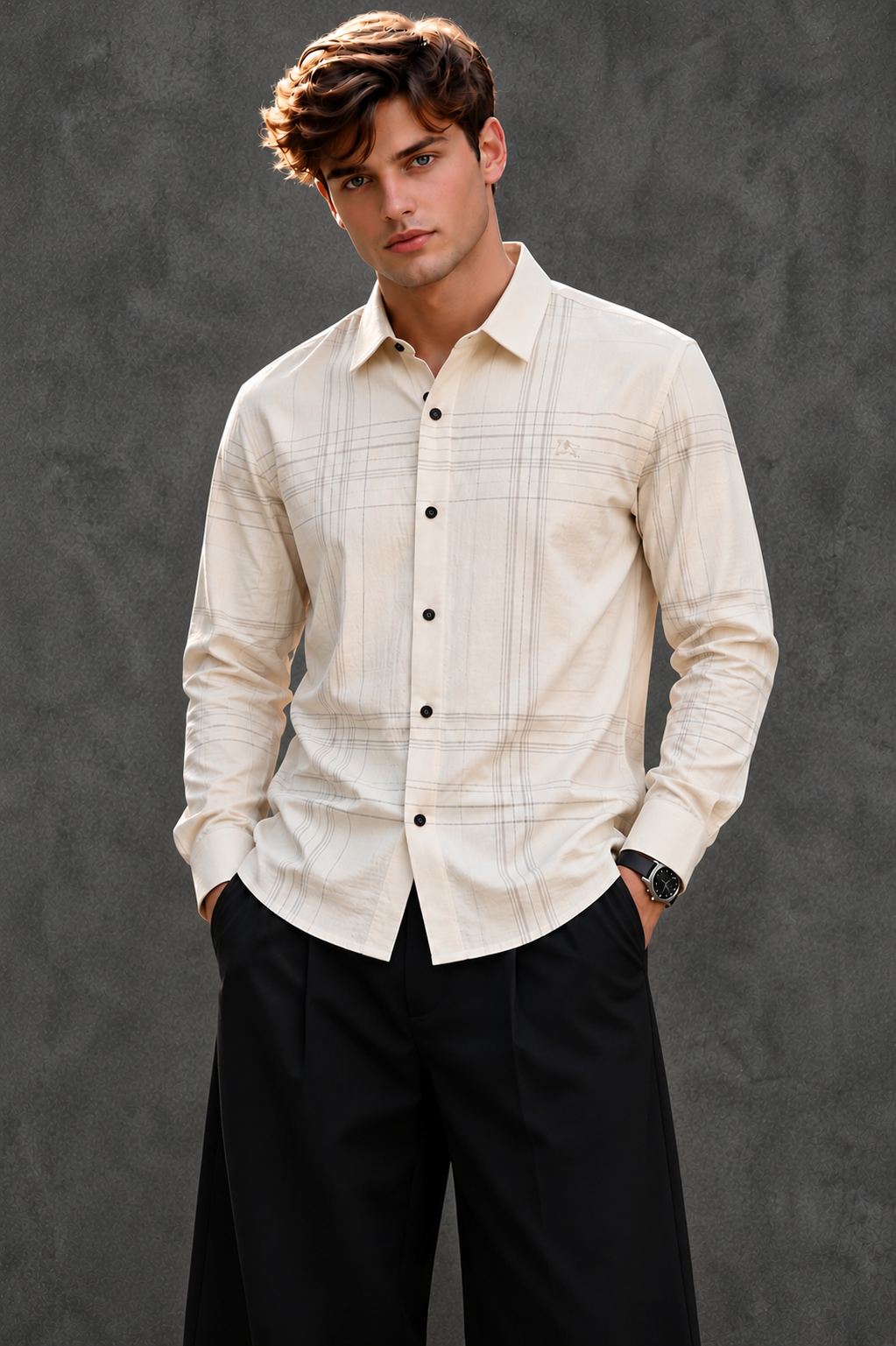 Burberry Men's Cream Shirt