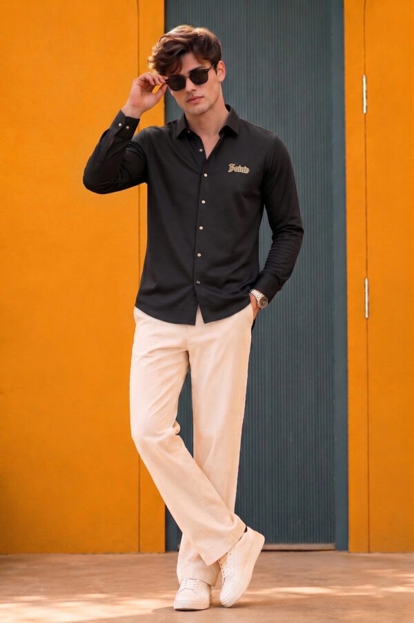 Burberry Men's Black Shirt