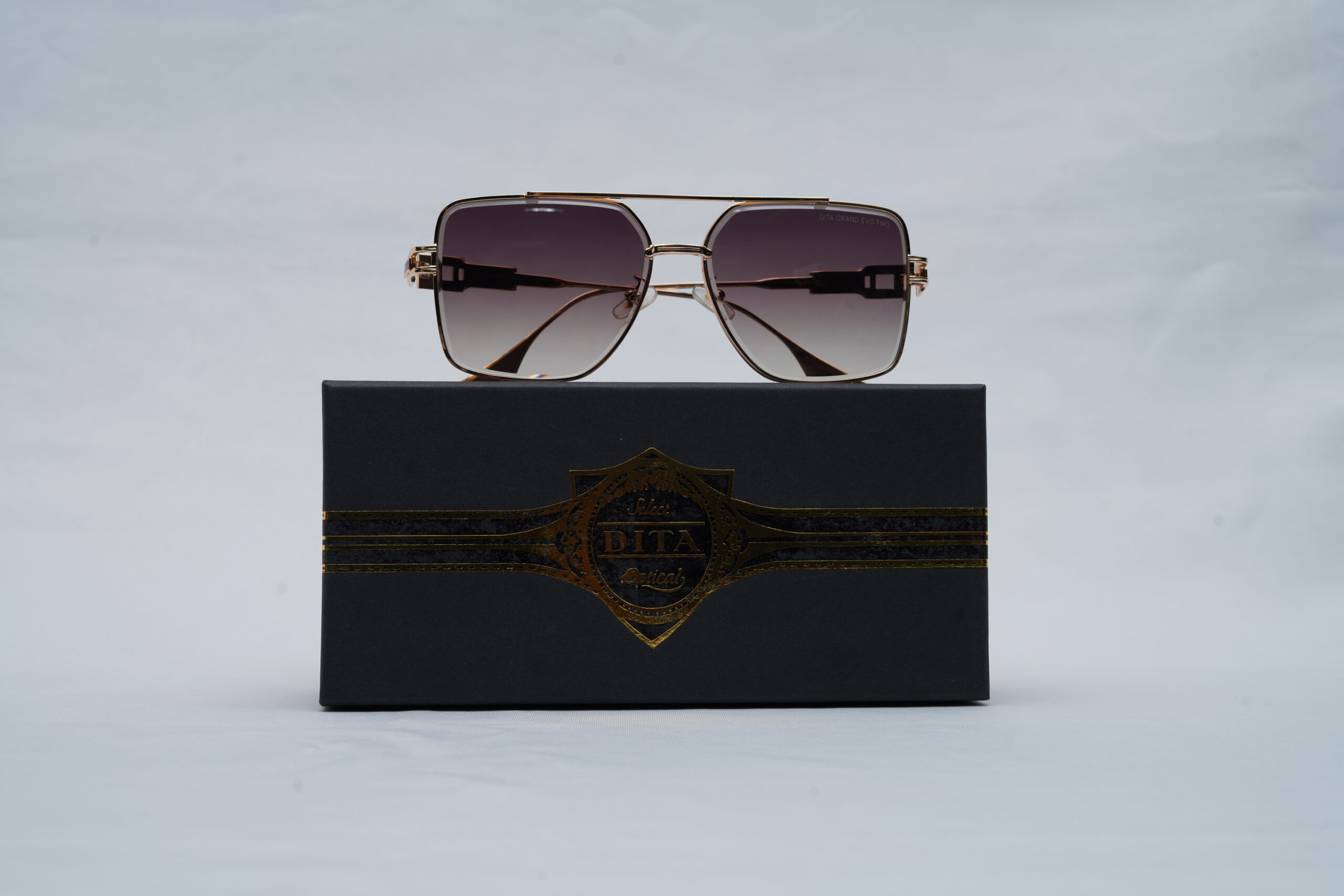 Dita Grand-Emperik Sunglasses with Brown Gradient Lenses