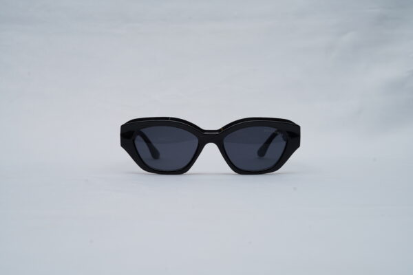 Balenciaga BB0073S Everyday Oval Cat-Eye Sunglasses in Shiny Black
