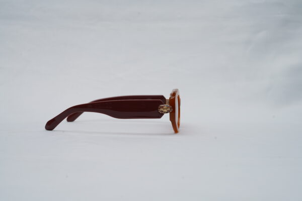 Bvlgari Serpenti Forever BV40007I Thick Oval Sunglasses with Brown Gradient Lenses