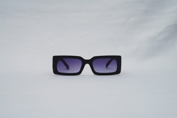 Dolce & Gabbana Full-Rim Rectangular Sunglasses – Black with Dark Grey Lenses