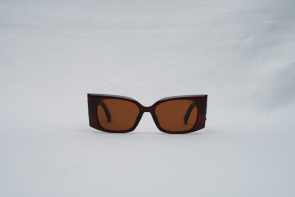 Saint Laurent Full-Rim Cat-Eye Sunglasses – Tortoiseshell with Brown Lenses