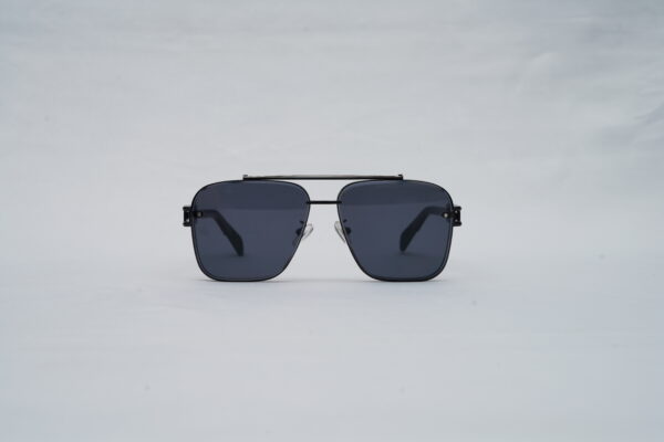 DITA Midnight Special Full-Rim Aviator Sunglasses – Matte Black Titanium with Dark Grey Lenses