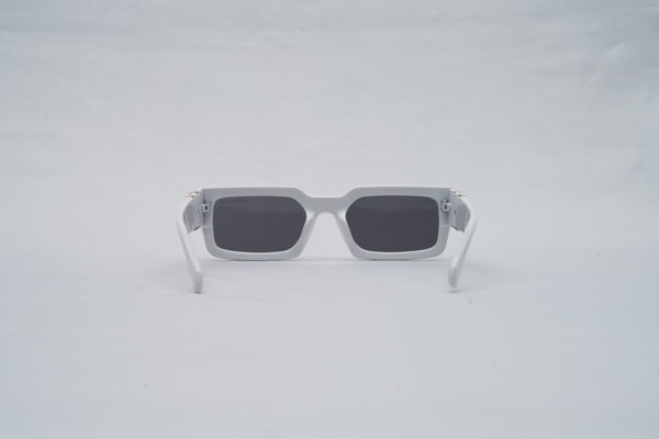 LOUIS VUITTON Statement Rectangular Sunglasses in Bright White
