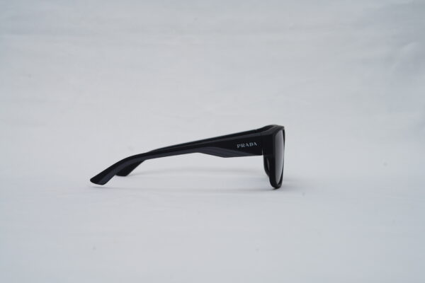PRADA Linea Rossa Sleek Polarized Rectangle Sunglasses in Matte Black