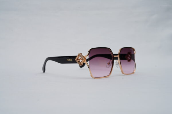 FENDI Roma Statement Hexagonal Gradient Sunglasses