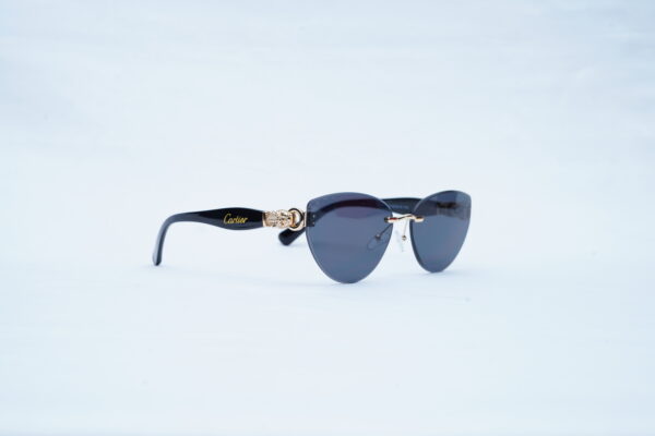 CARTIER Frameless Butterfly Shades – Luxury Gold Hardware Eyewear