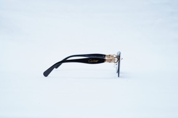 CARTIER Frameless Butterfly Shades – Luxury Gold Hardware Eyewear