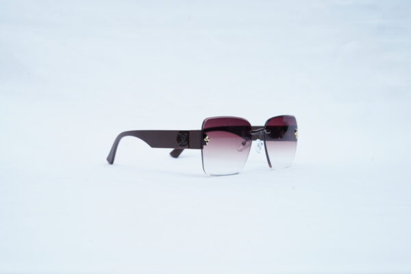LOUIS VUITTON Frameless Y2K-Inspired Shades – Luxury Purple Gradient Sunglasses