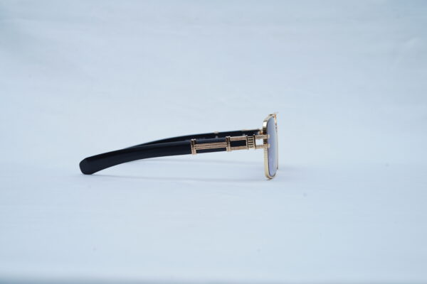 DITA Gold Wire Angular Pilot Shades – Luxury Purple Gradient Sunglasses