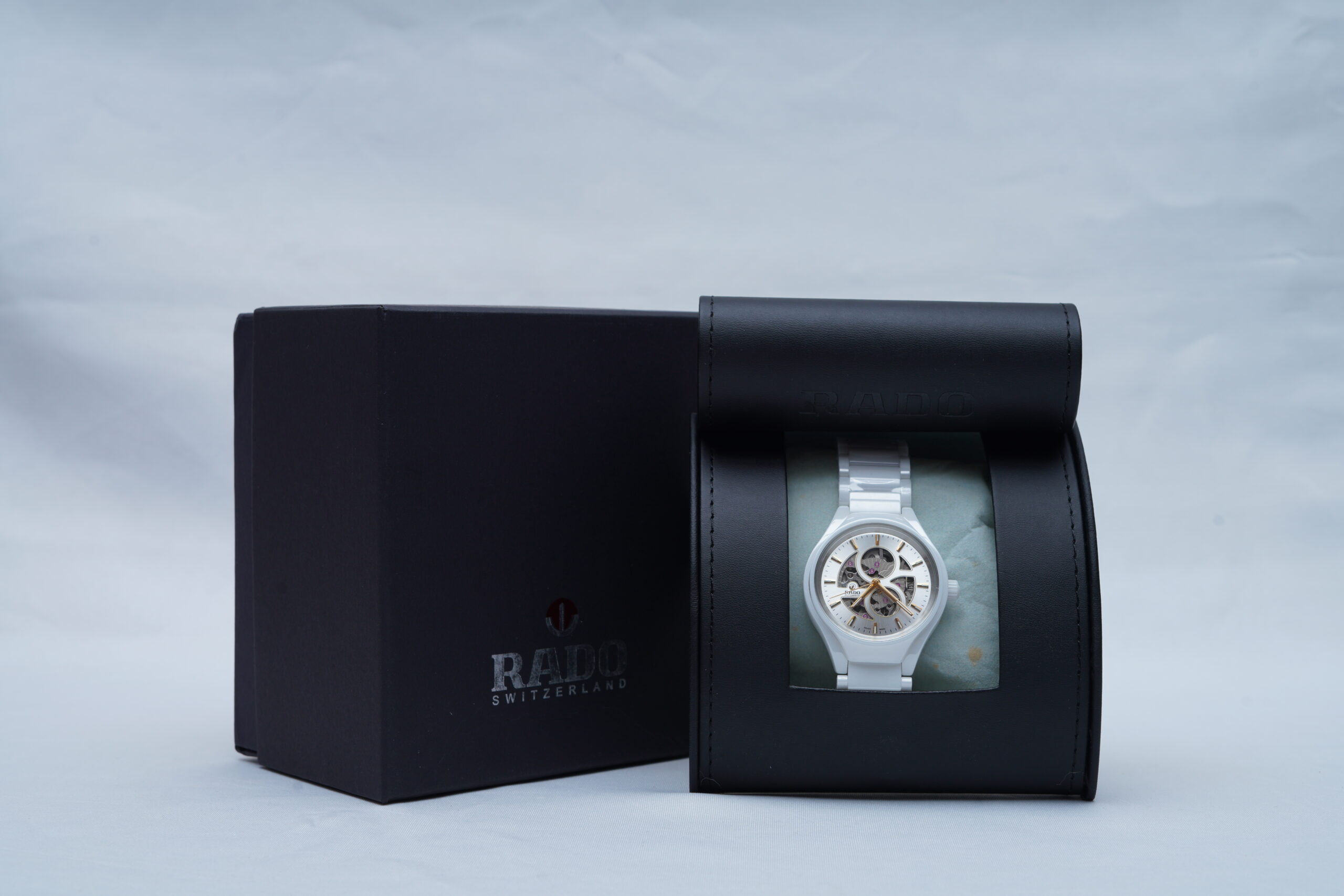 Rado True Automatic Open Heart White High-Tech Ceramic Watch