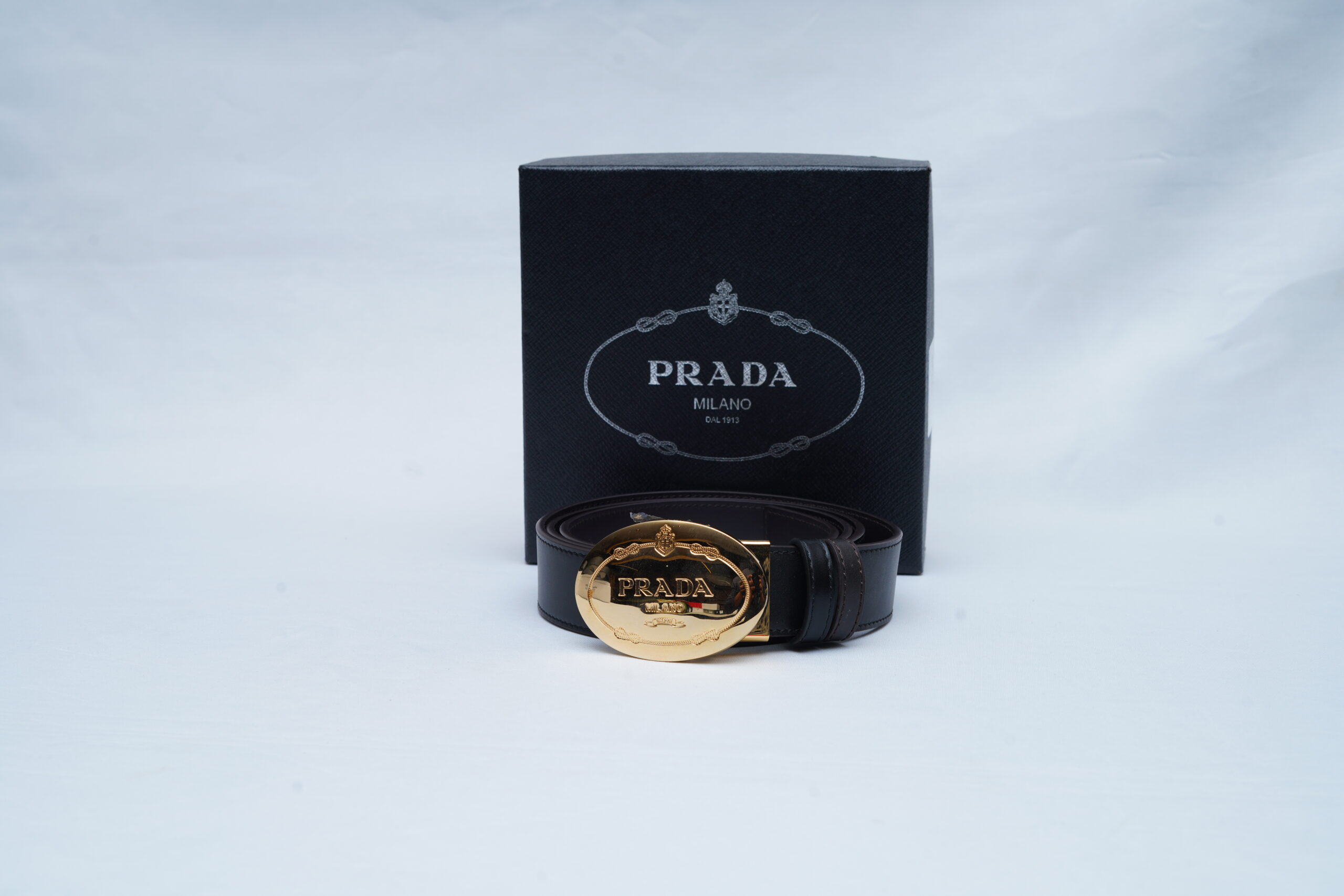 Prada Saffiano Leather Belt