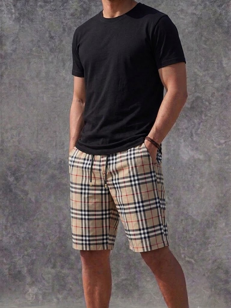 Burberry Men's Archive Beige Vintage Check Short