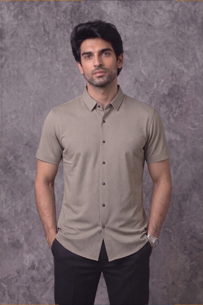 Polo Ralph Lauren luxury Men’s Half Sleeve Ash Green Shirt