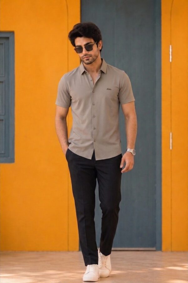 Polo Ralph Lauren luxury Men’s Half Sleeve Ash Green Shirt