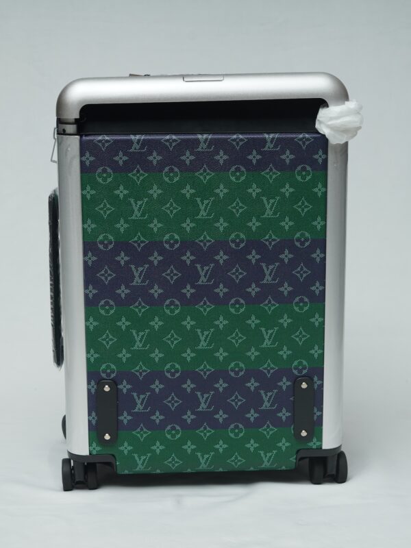Louis Vuitton Monogram Heritage Horizon 55 Rolling Luggage – Green & Navy Blue