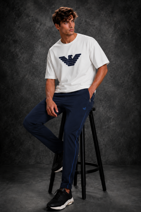 Emporio Armani Men's Eagle Logo White T-Shirt