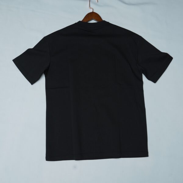 Hermès Men's Logo Half Sleeve Black T-Shirt