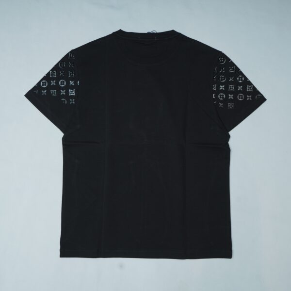 Louis Vuitton Men's Logo Half Sleeve Black T-Shirt