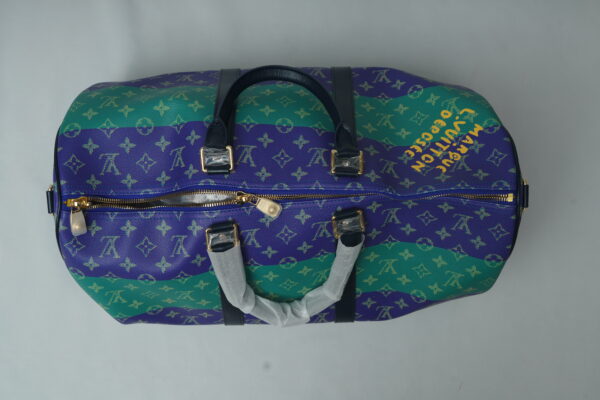 Louis Vuitton Pharrell Williams Monogram Heritage Keepall 50 Duffle Bag