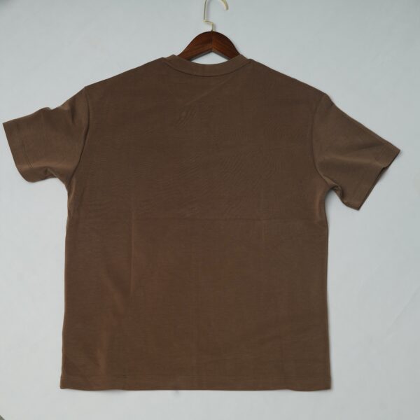 Burberry Men's Knight Stamp Half Sleeve Brown T-Shirt