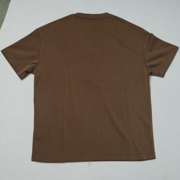 Burberry Men's Knight Stamp Half Sleeve Brown T-Shirt