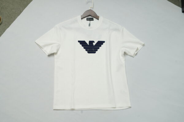 Emporio Armani Men's Eagle Logo White T-Shirt