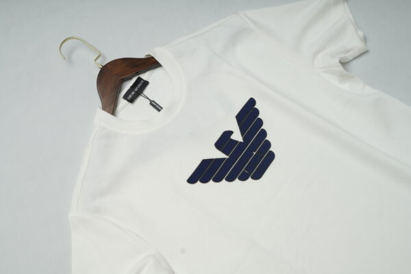Emporio Armani Men's Eagle Logo White T-Shirt