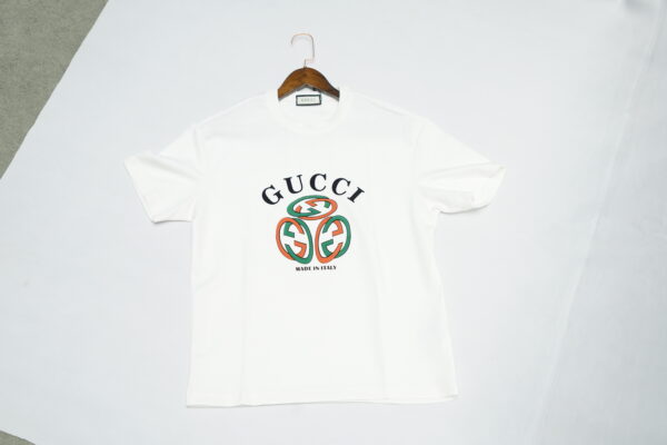 Gucci Men's Interlocking G White T-Shirt