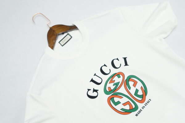 Gucci Men's Interlocking G White T-Shirt