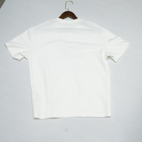 Burberry Men's Knight Stamp Half Sleeve White T-Shirt