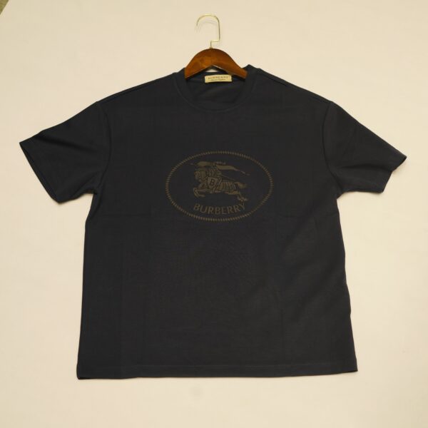 Burberry Men's Knight Stamp Black T-Shirt