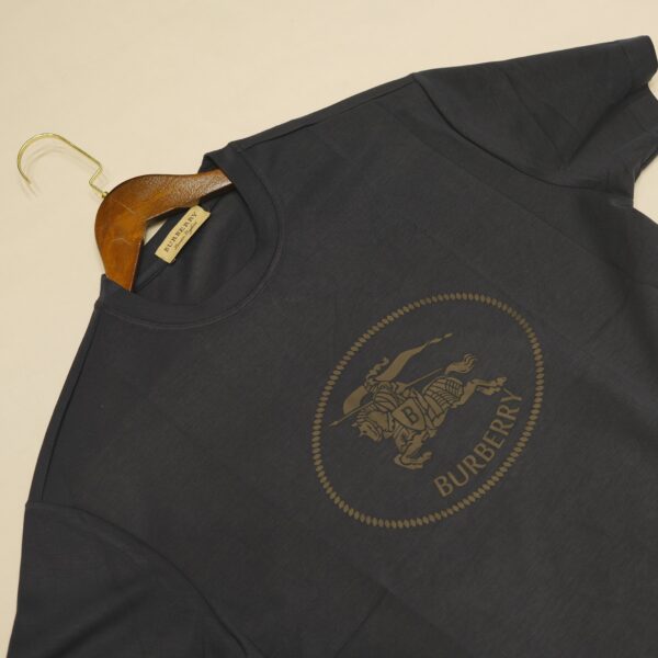 Burberry Men's Knight Stamp Black T-Shirt