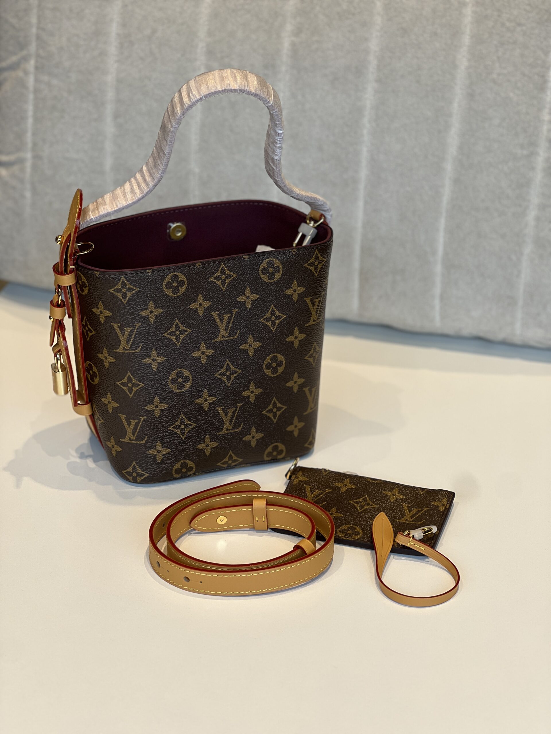 Louis Vuitton All In BB Monogram Canvas Bucket Bag