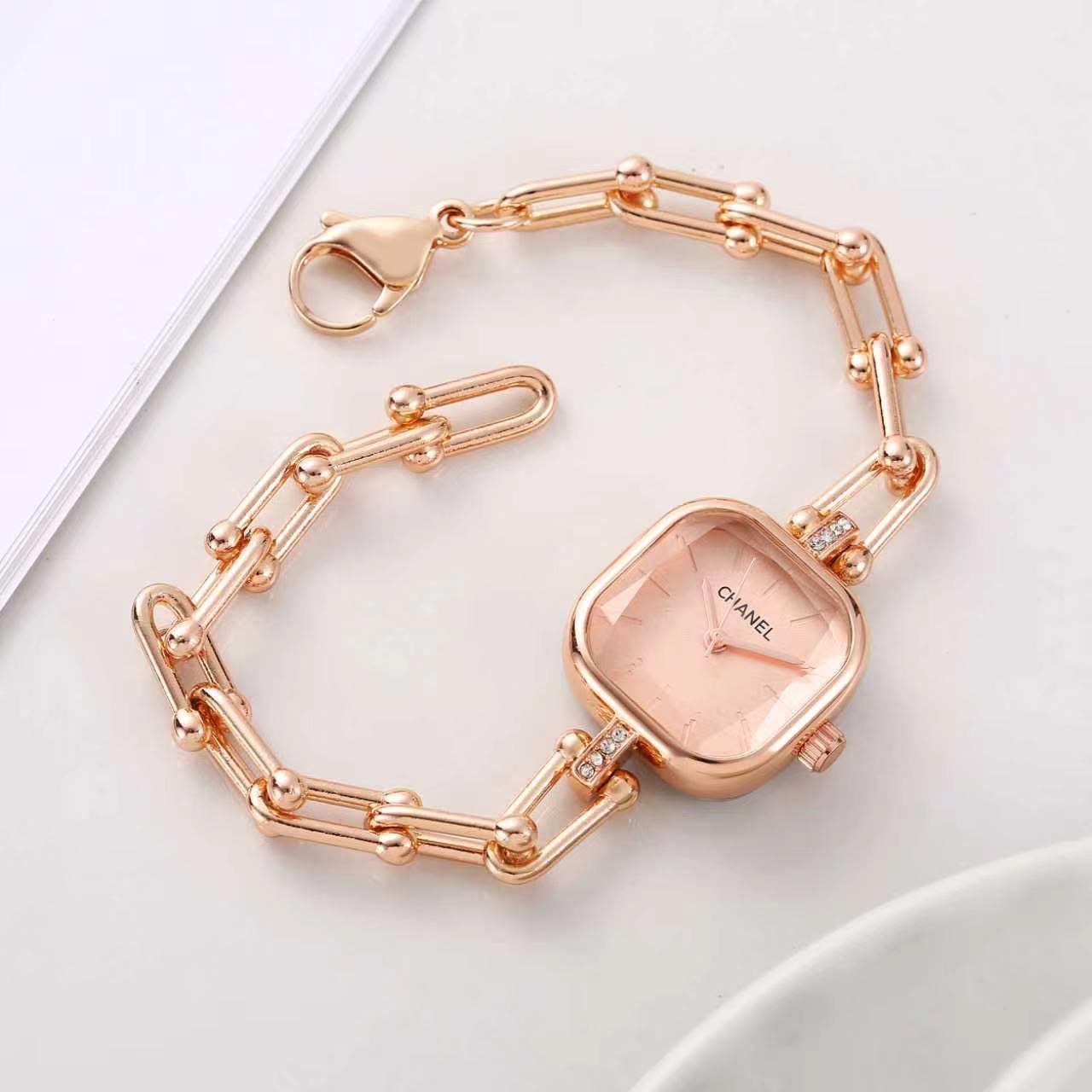 Chanel Première Edition Originale Women's Watch in Rose Gold-Tone Steel with Pink Dial