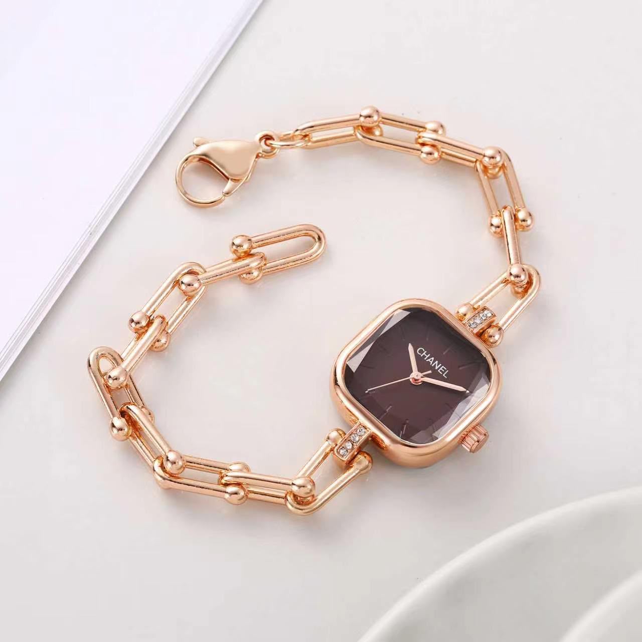 Chanel Première Edition Originale Women's Watch in Rose Gold-Tone Steel with Brown Dial
